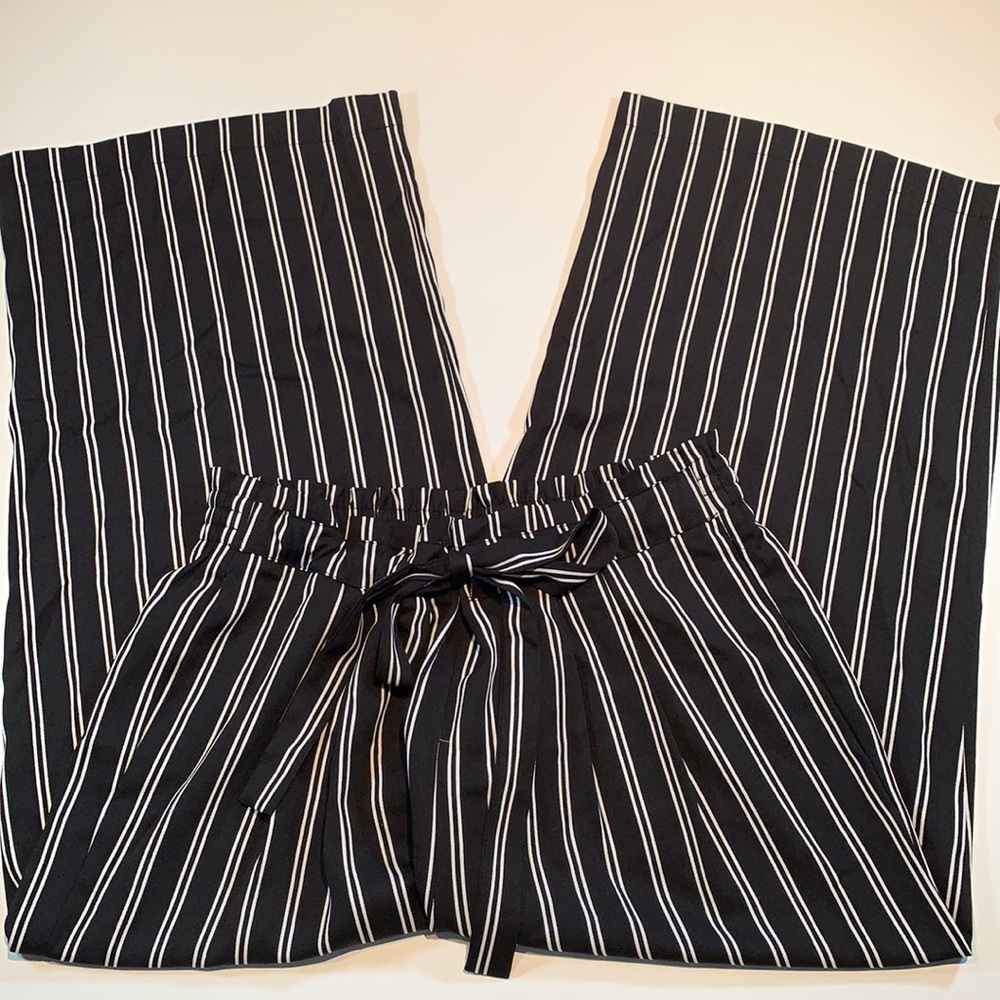 Wide Leg Paper Bag Waist Pants
